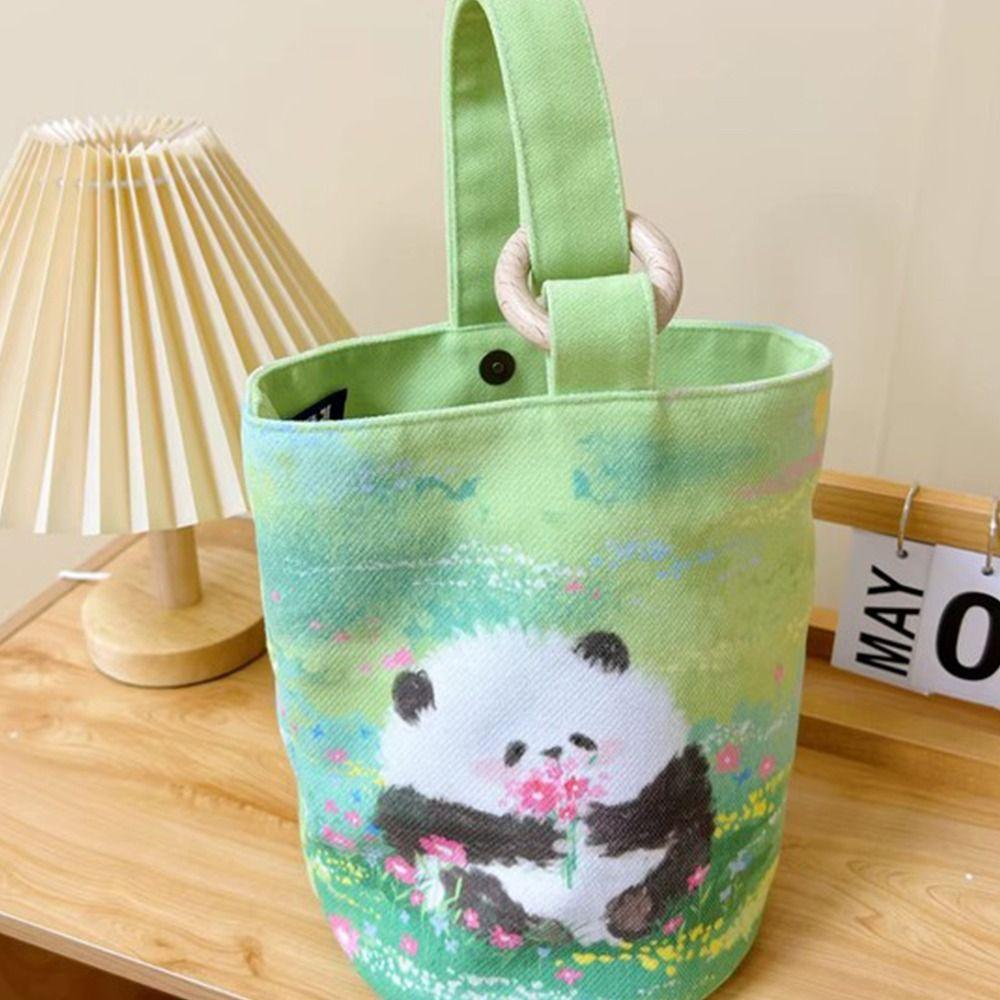 Large Capacity Canvas Handbag Lunch Bag Mummy Bag Casual Cute Panda Bucket Bag Storage Bag
Large Capacity Canvas Handbag Lunch Bag Mummy Bag Casual Cute Panda Bucket Bag Storage Bag