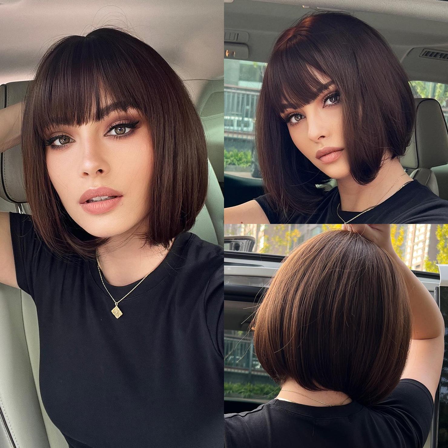 HAIRCUBE Короткі прямі перуки Боб Блонд Омбре Синтетичні перуки з чубчиком для жінок Щоденні натуральні перуки Лоліта Термостійкі
HAIRCUBE Короткі прямі перуки Боб Блонд Омбре Синтетичні перуки з чубчиком для жінок Щоденні натуральні перуки Лоліта Термостійкі