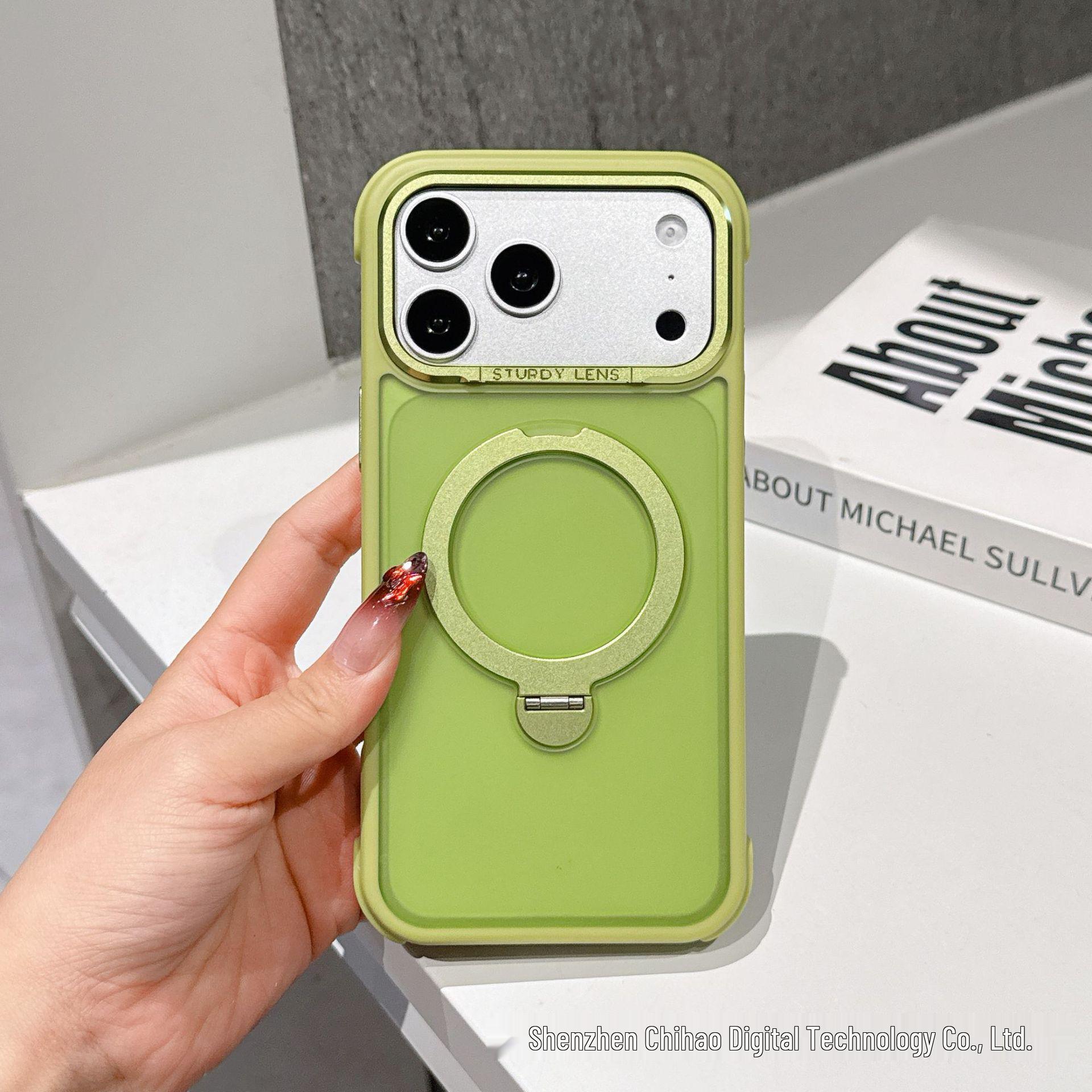 Matte Magnetic Rotating Bracket for iPhone 17 Pro Max with Skin-Feel and Drop-Proof Full Coverage Case 16 Pro зелений
Matte Magnetic Rotating Bracket for iPhone 17 Pro Max with Skin-Feel and Drop-Proof Full Coverage Case 16 Pro зелений