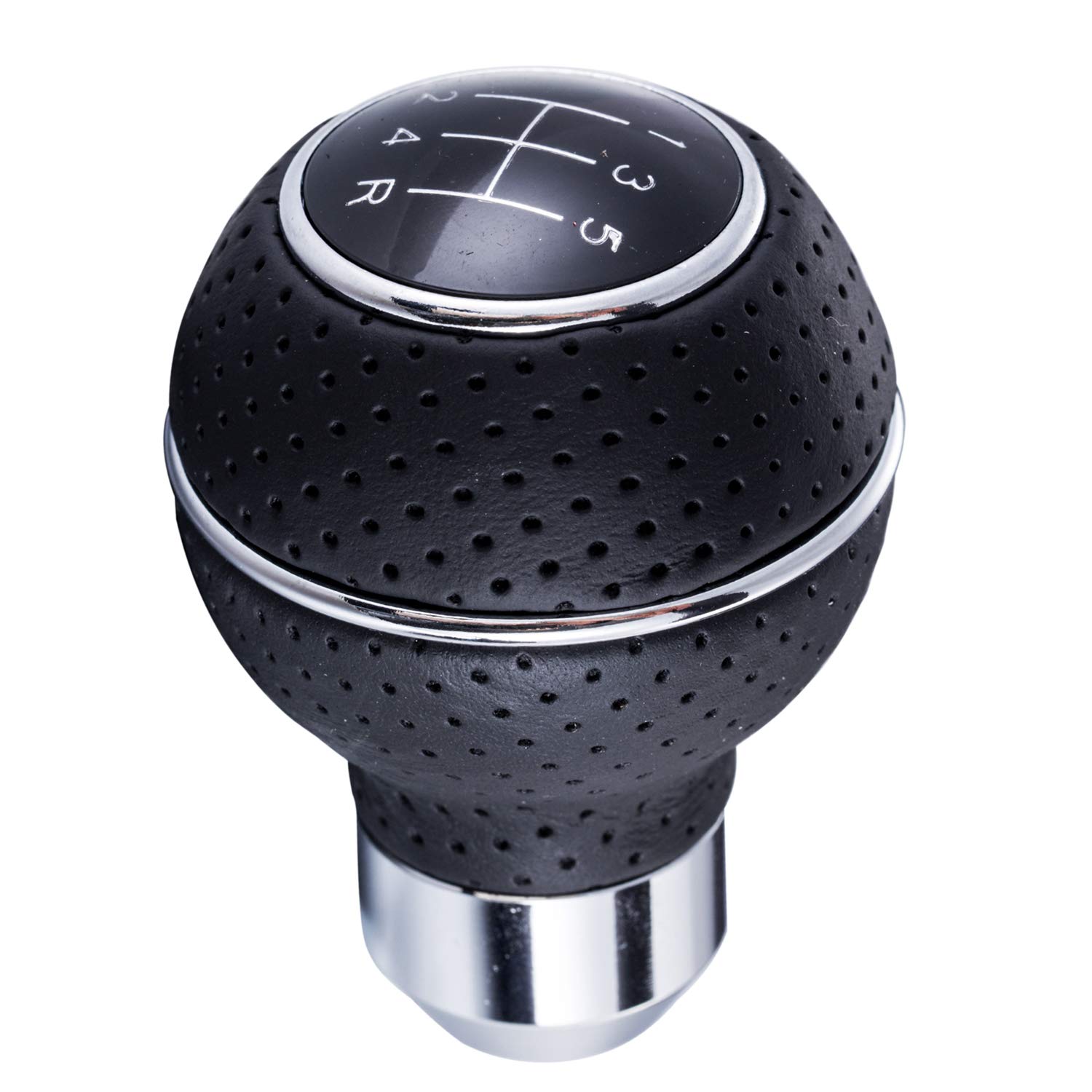 Bashineng 5 Speed Gear Shifter Knob Leather Stick Shift Lever for Auto and Manual Car Truck Car Accessories Universal (Silver) срібний
Bashineng 5 Speed Gear Shifter Knob Leather Stick Shift Lever for Auto and Manual Car Truck Car Accessories Universal (Silver) срібний