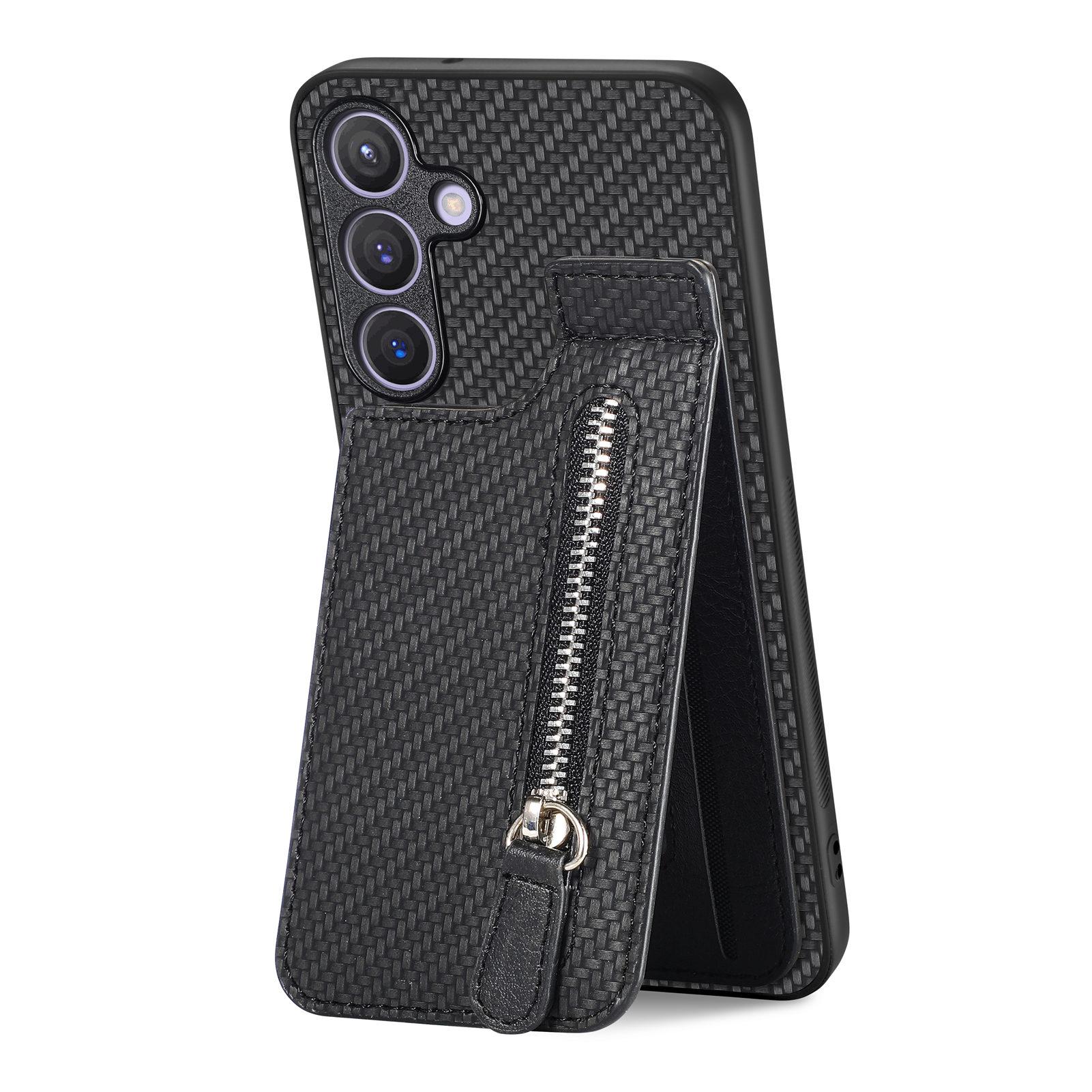 For Samsung Galaxy S25 Case Leather Phone Back Cover with Zipper Card Holder Kickstand Black
For Samsung Galaxy S25 Case Leather Phone Back Cover with Zipper Card Holder Kickstand Black