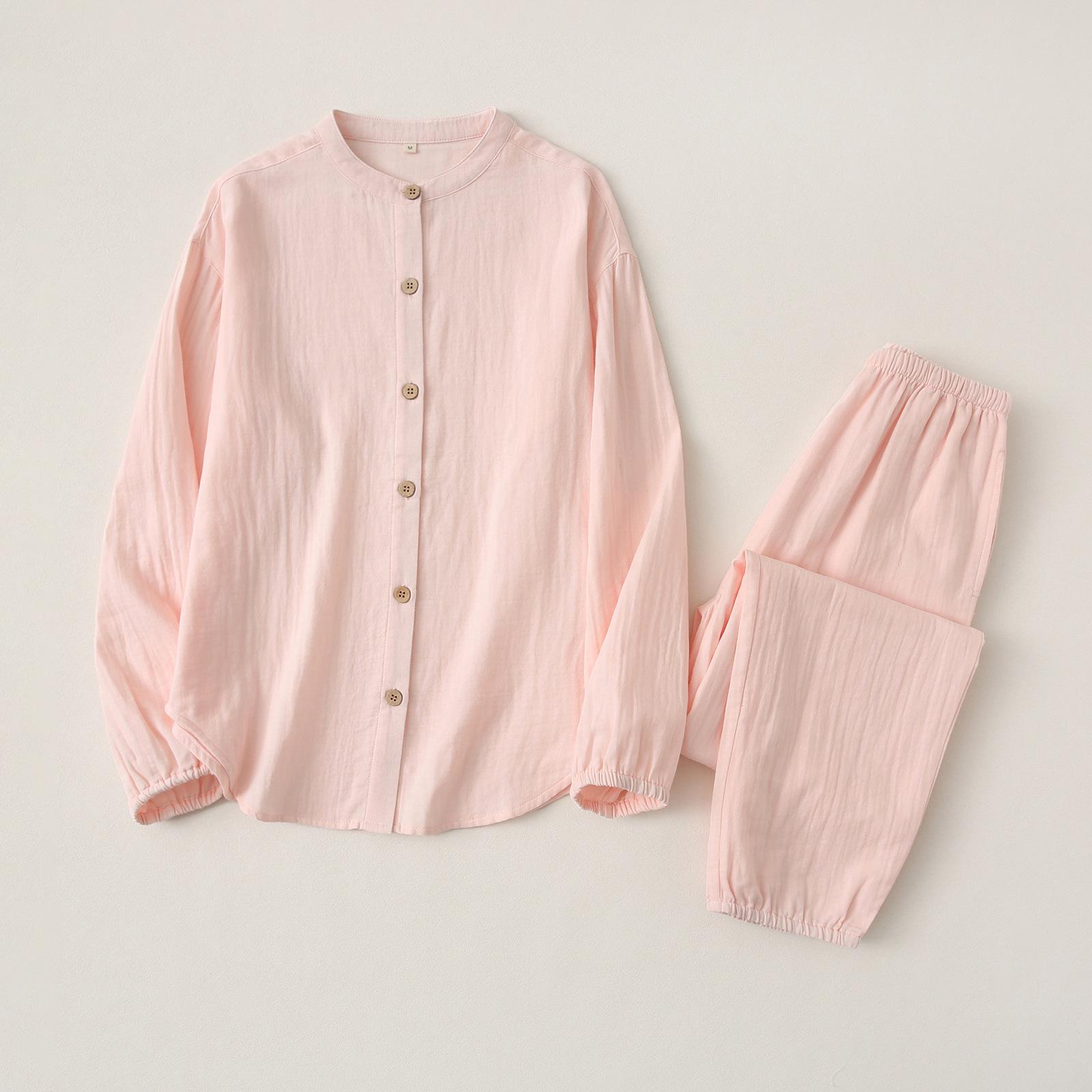 Japanese Style 100% Cotton Gauze Pajamas: Couple s Long-Sleeve, Long-Pants Set for Spring/Summer Large
Japanese Style 100% Cotton Gauze Pajamas: Couple s Long-Sleeve, Long-Pants Set for Spring/Summer Large