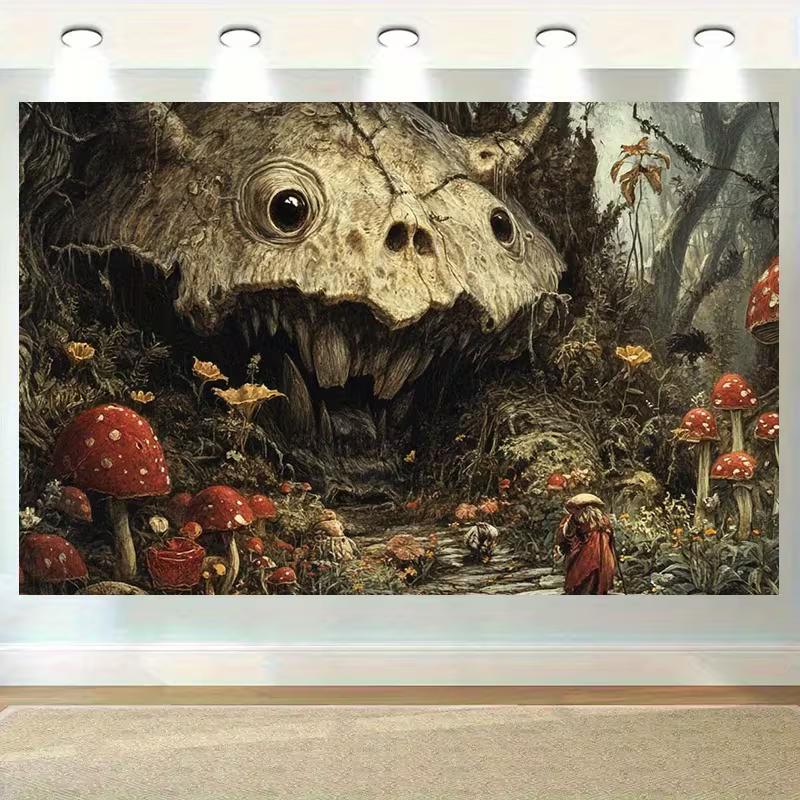 2D Creepy Forest Giant Skull Photography Background Cloth for Horror Events 47.2x31.5inch/120*80cm
2D Creepy Forest Giant Skull Photography Background Cloth for Horror Events 47.2x31.5inch/120*80cm