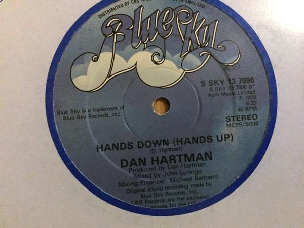 12inch Record DAN HARTMAN - Hands Down SSKY137896 Blue Sky 1979 UK Soul/Funk Used
12inch Record DAN HARTMAN - Hands Down SSKY137896 Blue Sky 1979 UK Soul/Funk Used