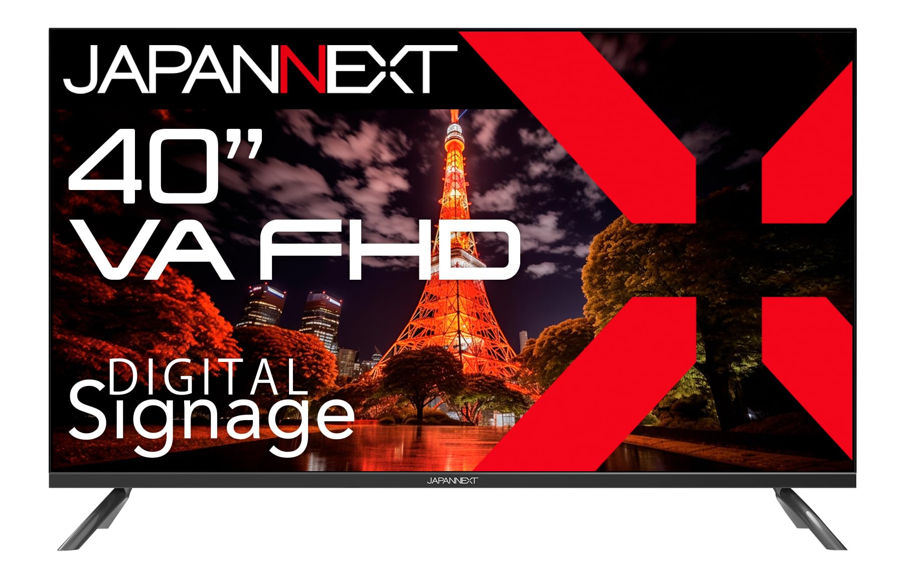 JAPANNEXT 40-inch VA panel equipped, Full HD (1920x1080) resolution, large LCD monitor JN-V40FHD-U HDMI videoaudio output, coaxial audio output, USB
JAPANNEXT 40-inch VA panel equipped, Full HD (1920x1080) resolution, large LCD monitor JN-V40FHD-U HDMI videoaudio output, coaxial audio output, USB