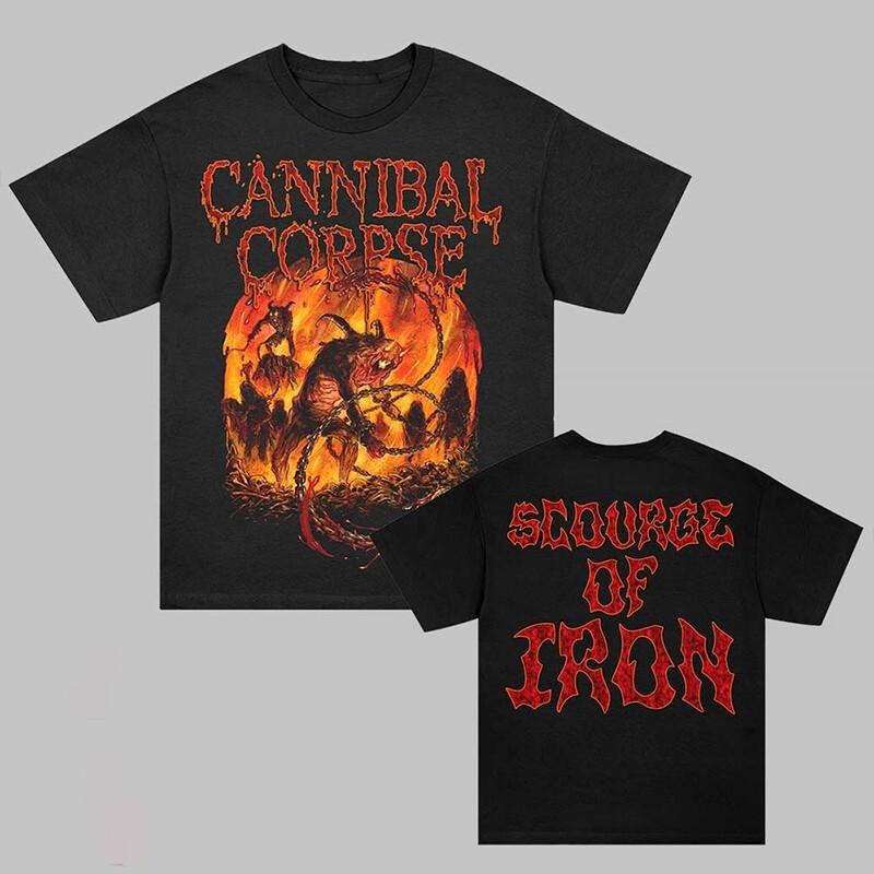 Cannibal Corpse Scourge Of Iron Two Sides T-Shirt 3XL
Cannibal Corpse Scourge Of Iron Two Sides T-Shirt 3XL