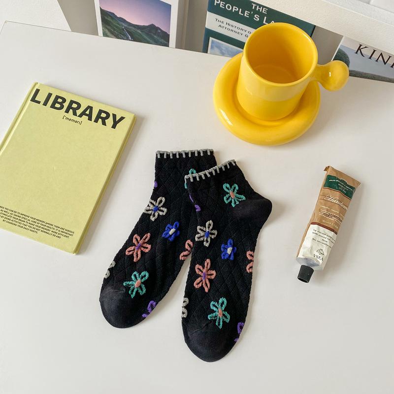 Retro Boat Socks Women S Spring And Summer Thin Shallow Mouth Socks Retro Flower Mori Literary Women S Boat Socks One size fits all чорний
Retro Boat Socks Women S Spring And Summer Thin Shallow Mouth Socks Retro Flower Mori Literary Women S Boat Socks One size fits all чорний