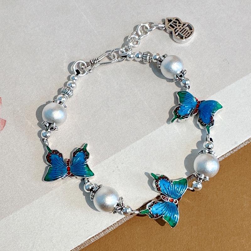 Браслет из серебра 999 пробы с тремя бабочками, универсальный, новый, китайская техника выжигания, регулируемый по граммам, женский аксессуар, оригинальный дизайн
Браслет из серебра 999 пробы с тремя бабочками, универсальный, новый, китайская техника выжигания, регулируемый по граммам, женский аксессуар, оригинальный дизайн