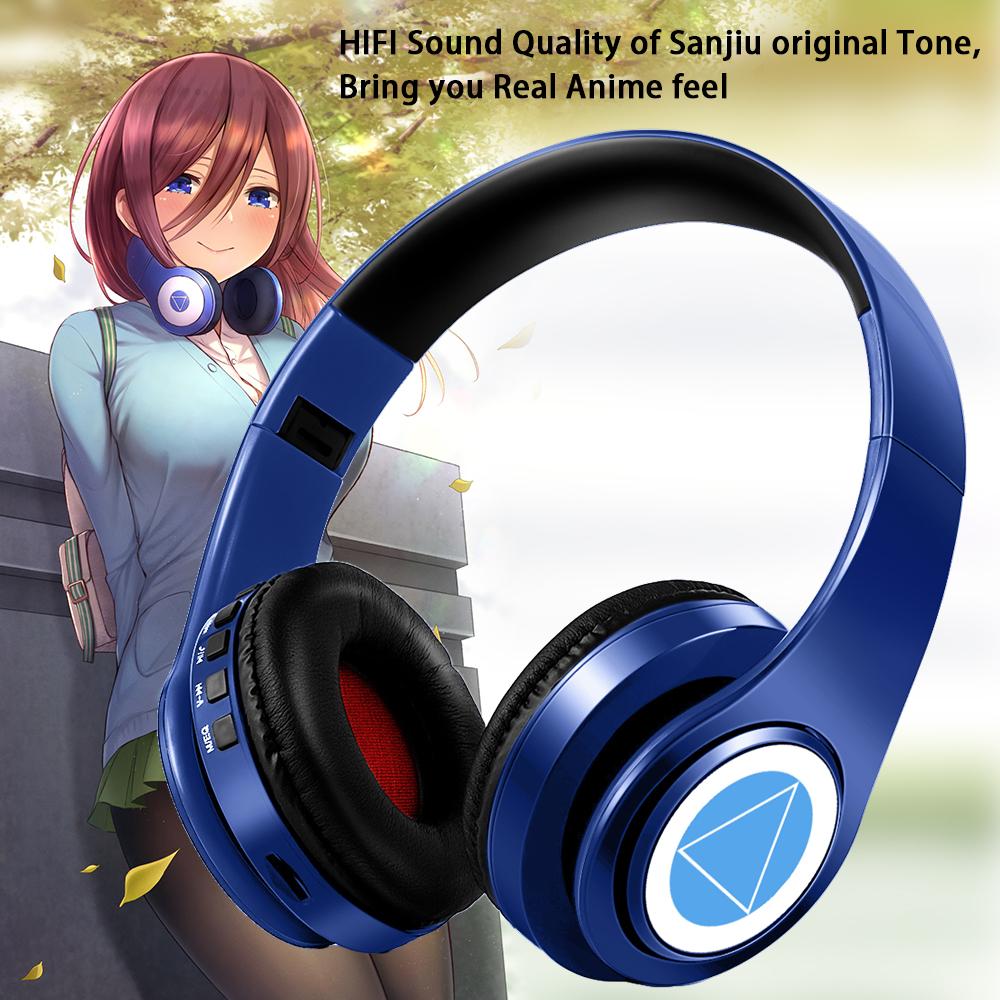 Miku Nakano Sanjiu Косплей Bluetooth-гарнитура 5,0 Накладные стерео наушники в стиле аниме для мобильного телефона
Miku Nakano Sanjiu Косплей Bluetooth-гарнитура 5,0 Накладные стерео наушники в стиле аниме для мобильного телефона