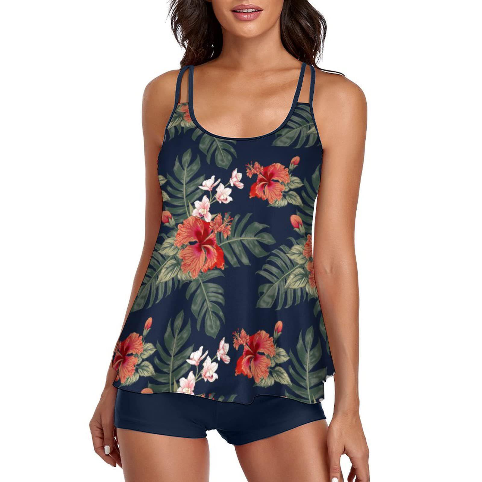 2024 European & American Plus Size Floral Split Bikini Swimsuit 1XL квітковий/червоний
2024 European & American Plus Size Floral Split Bikini Swimsuit 1XL квітковий/червоний