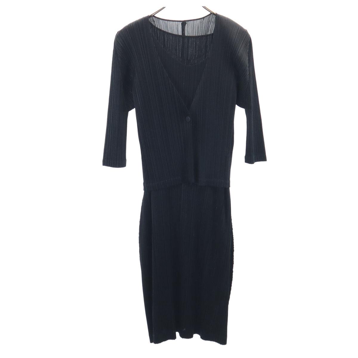 PLEATS PLEASE made in Japan No sleeve Pleated one piece 3 black ensemble Women Used
PLEATS PLEASE made in Japan No sleeve Pleated one piece 3 black ensemble Women Used