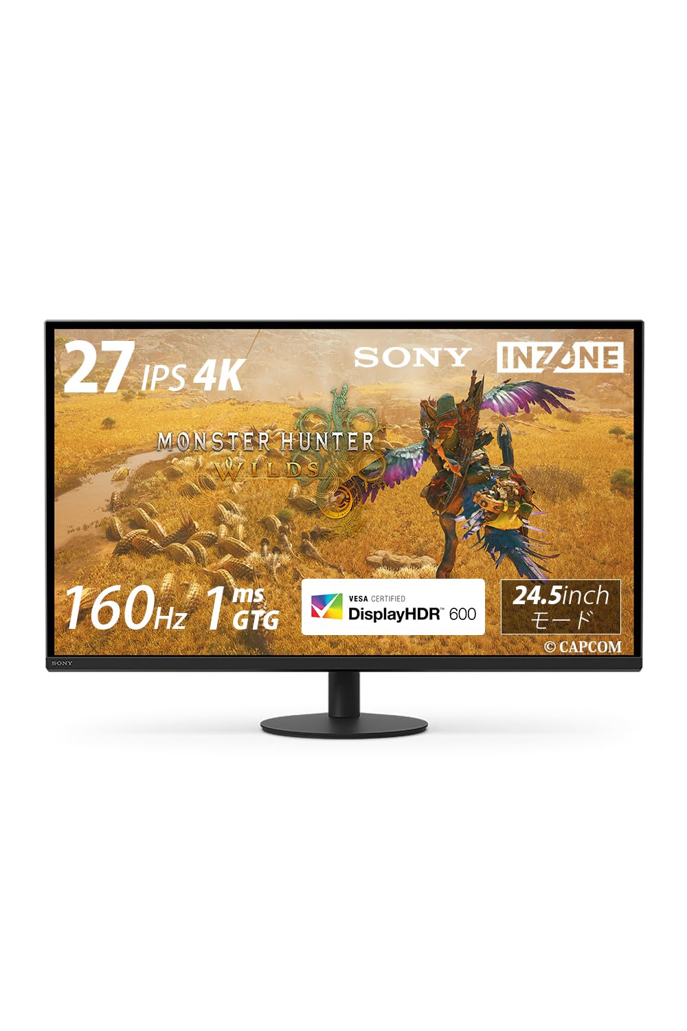 Sony Gaming Monitor INZONE M9 II SDM-27U9M2 Monster Hunter Wilds Certified Image Quality 4K 27-inch IPS LCD Model Equipped with 24.5-inch Mode High
Sony Gaming Monitor INZONE M9 II SDM-27U9M2 Monster Hunter Wilds Certified Image Quality 4K 27-inch IPS LCD Model Equipped with 24.5-inch Mode High