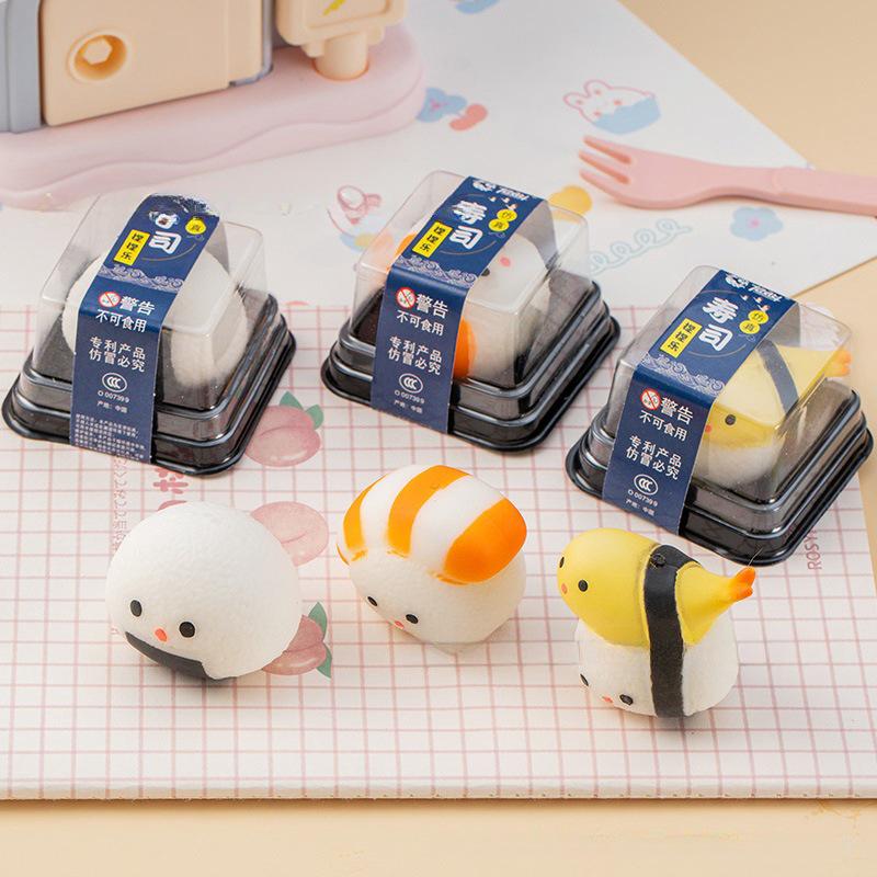 Xiaohongshu Style Cute Sushi Squeeze Toy for Kids - Stress Relieving Snack Toy
Xiaohongshu Style Cute Sushi Squeeze Toy for Kids - Stress Relieving Snack Toy