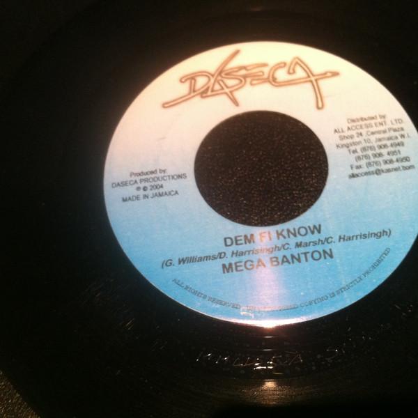 7inch Record MEGA BANTON / ZUMJAY - Dem Fi Know / Miss You NONE Daseca 2004 Jamaica Reggae, Ska & Dub Used
7inch Record MEGA BANTON / ZUMJAY - Dem Fi Know / Miss You NONE Daseca 2004 Jamaica Reggae, Ska & Dub Used
