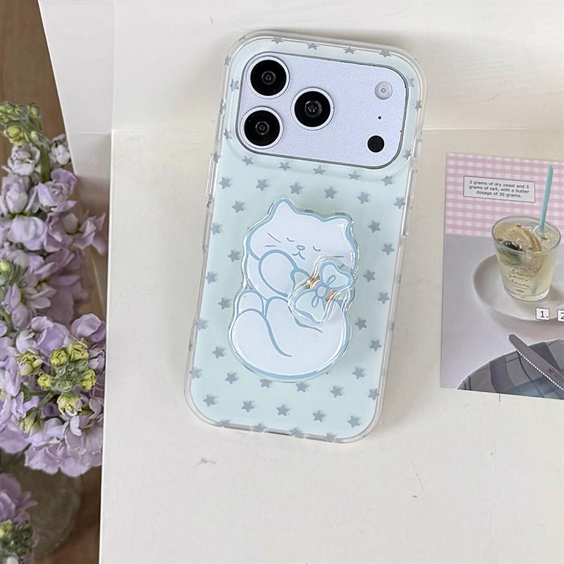 Cartoon Star Bow Cat Stand iPhone 17/16 Pro Max/15 Pro Case for Women Apple 17 Pro
Cartoon Star Bow Cat Stand iPhone 17/16 Pro Max/15 Pro Case for Women Apple 17 Pro