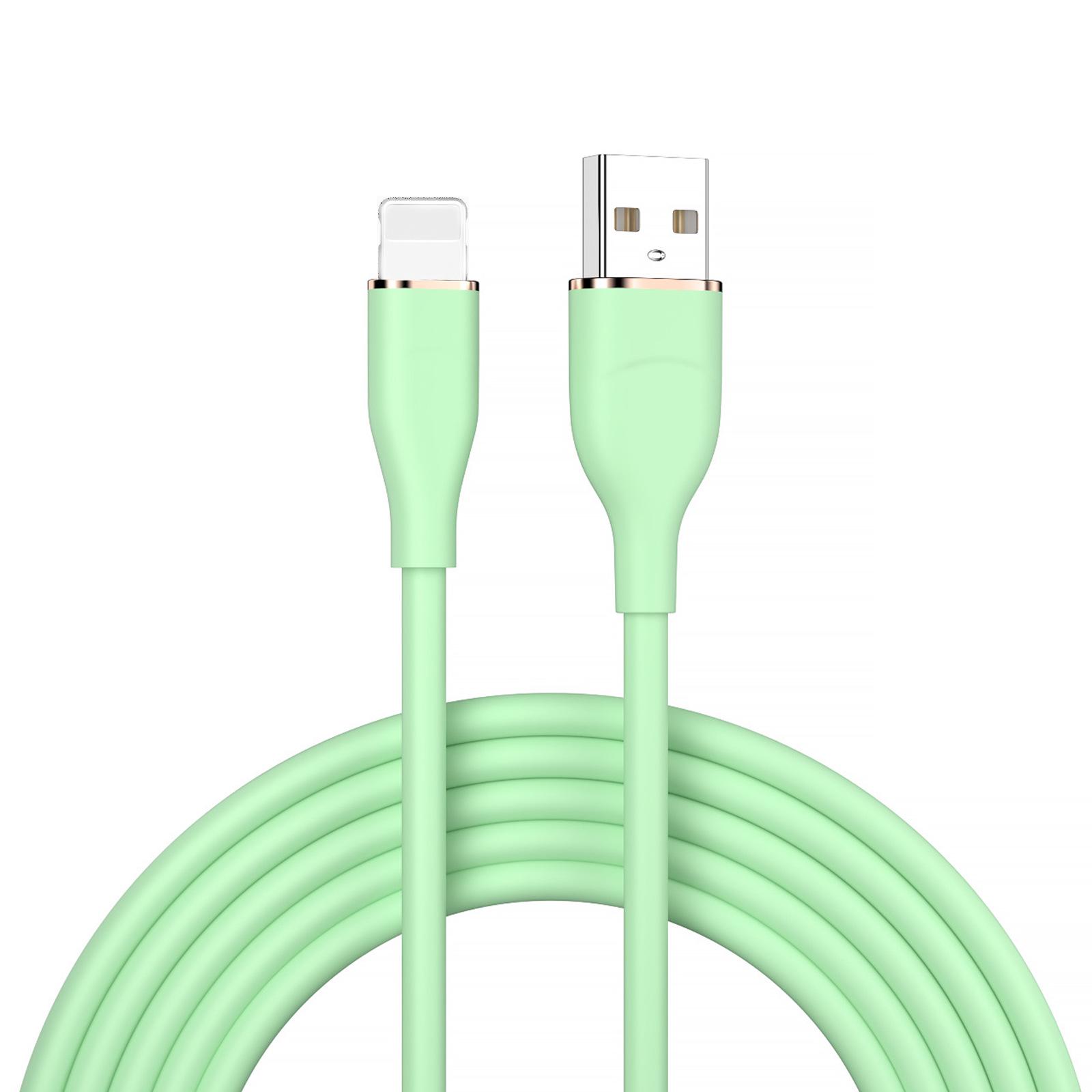 66W Liquid Silicone Fast Charging Cable for Xiaomi, Apple, Android, Huawei - 6A PD Compatible Matcha Green 1m
66W Liquid Silicone Fast Charging Cable for Xiaomi, Apple, Android, Huawei - 6A PD Compatible Matcha Green 1m