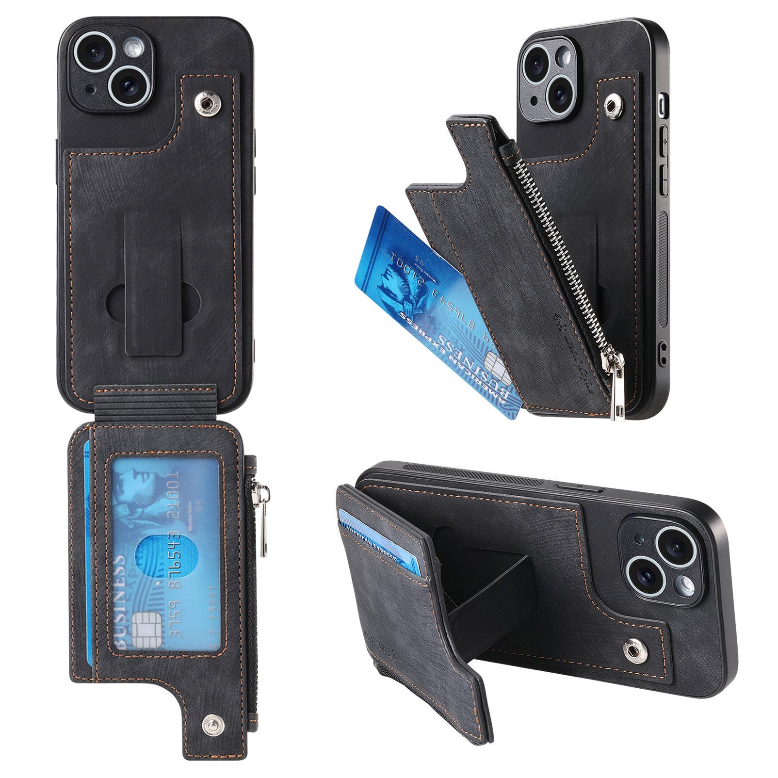 For iPhone 14 Case Zipper Card Holder Kickstand Leather + PC + TPU Phone Cover D
For iPhone 14 Case Zipper Card Holder Kickstand Leather + PC + TPU Phone Cover D