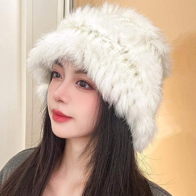 Hat women s autumn and winter versatile cute rabbit fur hat big head circumference shows small face 2025 winter new fluffy lazy hat one size fits all сірий колір
Hat women s autumn and winter versatile cute rabbit fur hat big head circumference shows small face 2025 winter new fluffy lazy hat one size fits all сірий колір