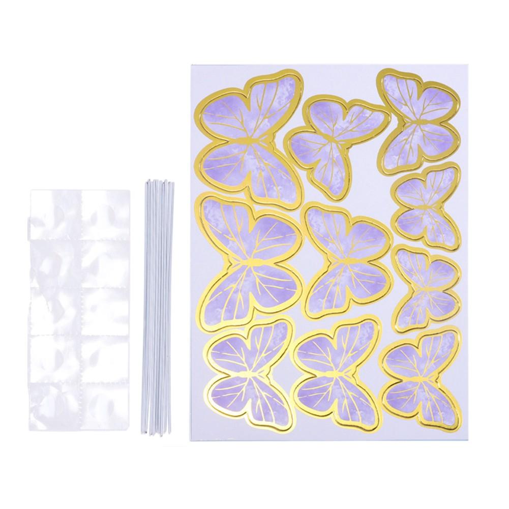 Cake Decoration Gold-stamped Butterfly Wire Butterfly Decoration фіолетовий
Cake Decoration Gold-stamped Butterfly Wire Butterfly Decoration фіолетовий