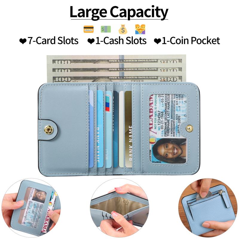 Короткие кошельки из искусственной кожи с RFID-защитой, держатель для карт, сумка, портативный маленький кошелек на молнии для монет и купюр для мужчин и женщин
Короткие кошельки из искусственной кожи с RFID-защитой, держатель для карт, сумка, портативный маленький кошелек на молнии для монет и купюр для мужчин и женщин