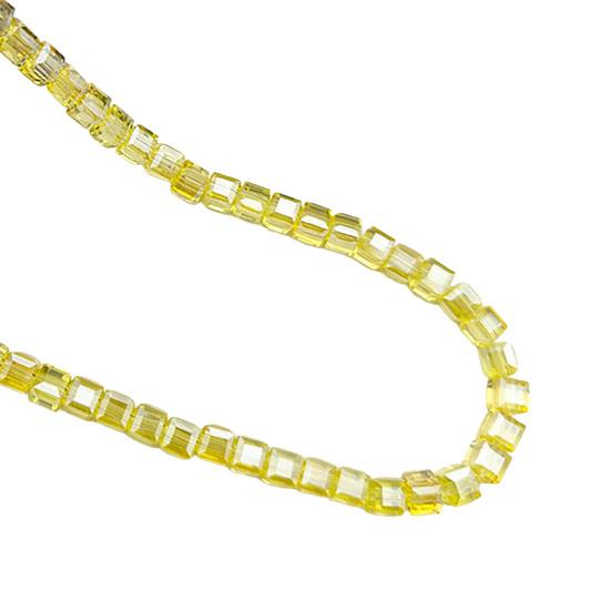 100Pcs 4mm Faceted Cube Beads Electroplated Artificial Crystal Spacer Beads Sparkly Craft Beads for Necklace Earring Bracelet Jewelry Making DIY
100Pcs 4mm Faceted Cube Beads Electroplated Artificial Crystal Spacer Beads Sparkly Craft Beads for Necklace Earring Bracelet Jewelry Making DIY