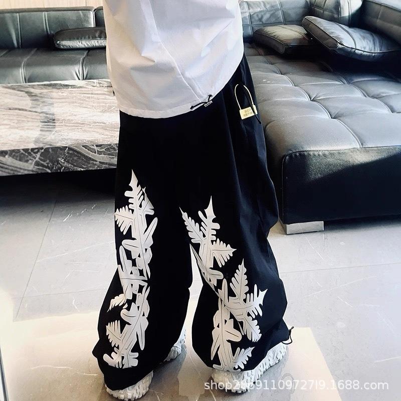 High Street Parachute Tooling Casual Pants Women s Drawstring Loose Pleated Wide Leg Jazz Dance Sports Long Pants 8XL чёрный
High Street Parachute Tooling Casual Pants Women s Drawstring Loose Pleated Wide Leg Jazz Dance Sports Long Pants 8XL чёрный