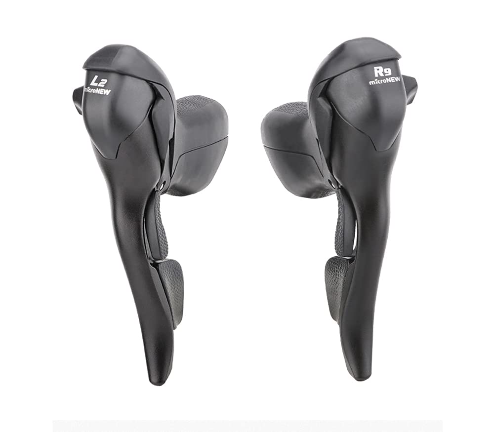 MicroNEW Shifter Dual Control Lever Speed Trip Shifter Road Bike Switcher Совместим с Shimano STI Lever Set 27/37/38/39 (37 21С) чёрный
MicroNEW Shifter Dual Control Lever Speed Trip Shifter Road Bike Switcher Совместим с Shimano STI Lever Set 27/37/38/39 (37 21С) чёрный
