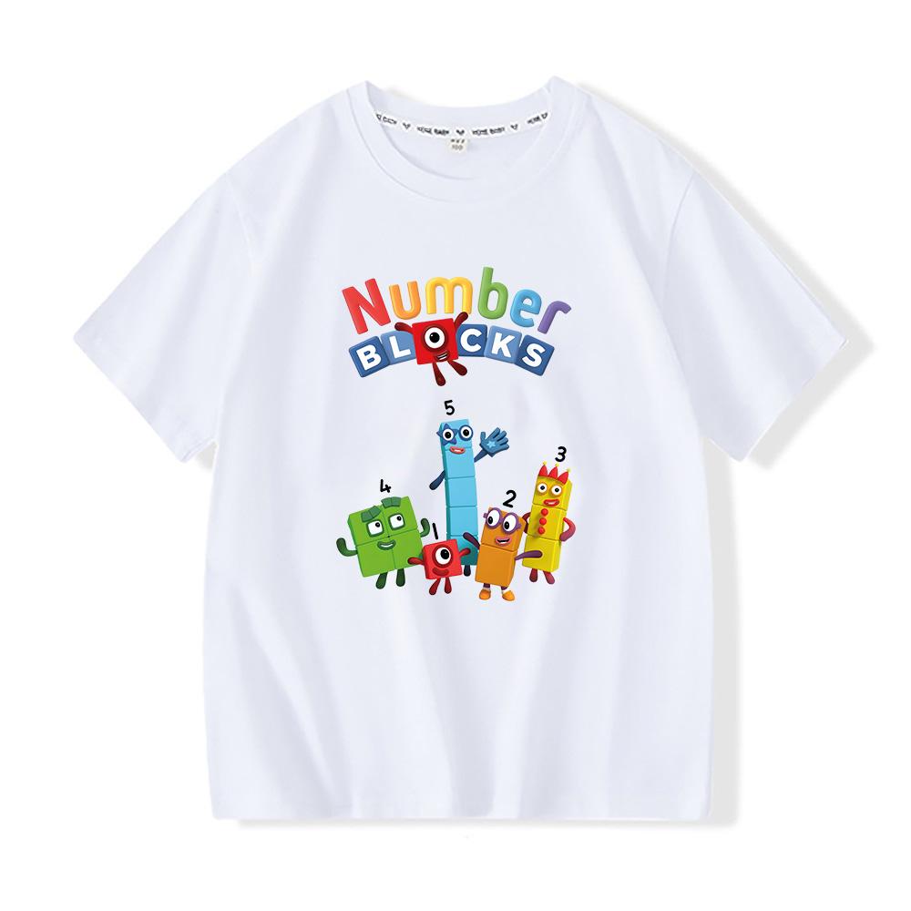 Футболка детская хлопковая с принтом в виде блоков цифр, для мальчиков и девочек, летняя, Happy1 2 3 4 5, симпатичная футболка, детская одежда, новая футболка с рисунком из мультфильмов 100
Футболка детская хлопковая с принтом в виде блоков цифр, для мальчиков и девочек, летняя, Happy1 2 3 4 5, симпатичная футболка, детская одежда, новая футболка с рисунком из мультфильмов 100