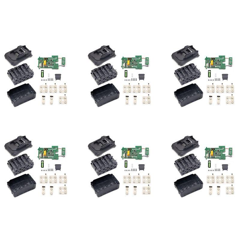 ABUL-6X BL1830 LI- Пластиковый корпус аккумулятора Защитная плата Печатная плата Вход 21700 Аккумулятор Для 18В аккумулятора BL1850 BL1830 чёрный
ABUL-6X BL1830 LI- Пластиковый корпус аккумулятора Защитная плата Печатная плата Вход 21700 Аккумулятор Для 18В аккумулятора BL1850 BL1830 чёрный