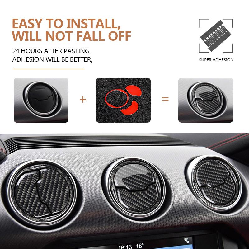 For Ford Mustang 2015-2019 With Navigation System Black Car Interior Decoration Protection Carbon Fiber Sticker
For Ford Mustang 2015-2019 With Navigation System Black Car Interior Decoration Protection Carbon Fiber Sticker