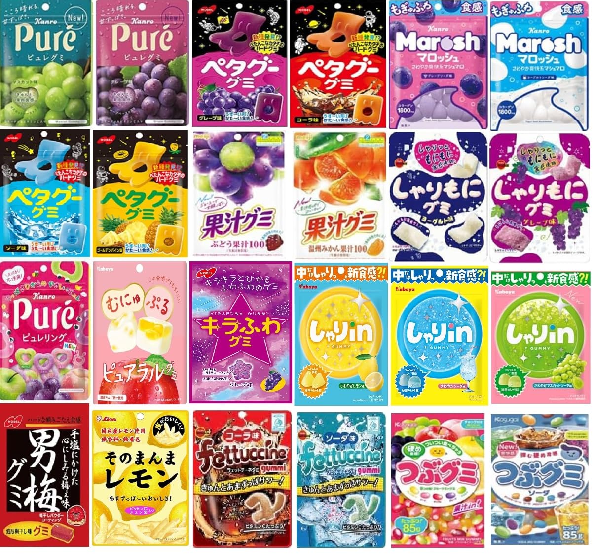 Assortment of 8 different random popular comparison of commercial fun gummies, types, set, gummies, tastes, assortment, sweets, use, snacks,
Assortment of 8 different random popular comparison of commercial fun gummies, types, set, gummies, tastes, assortment, sweets, use, snacks,