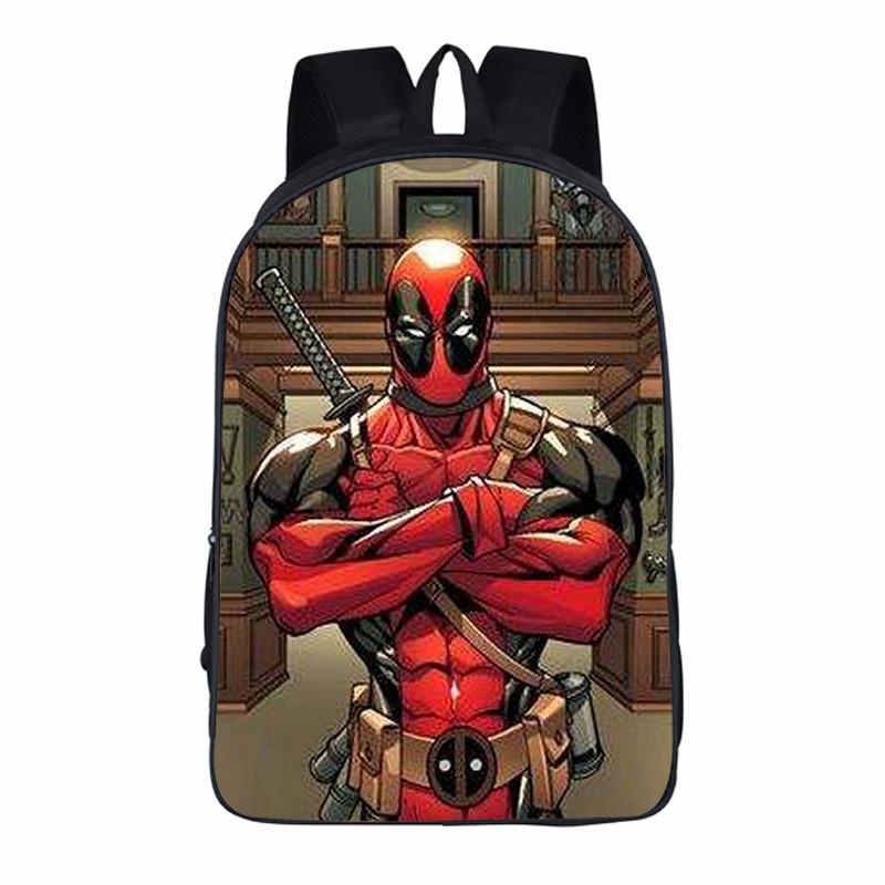 Deadpool Backpack Superhero Bookbag Travel Rucksack School Student Shoulder Bag #6
Deadpool Backpack Superhero Bookbag Travel Rucksack School Student Shoulder Bag #6