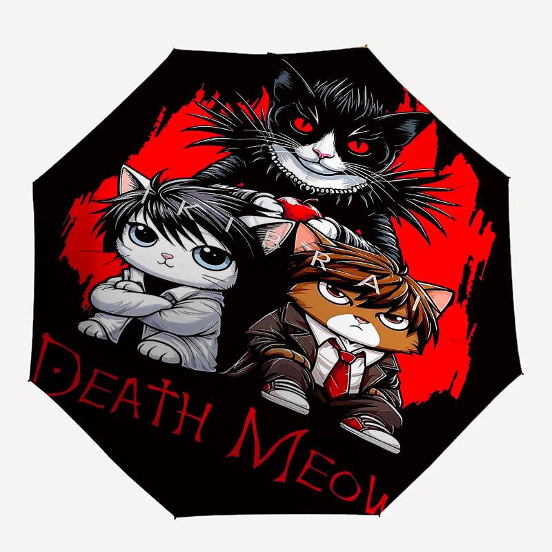 1pc Death Meow Automatic Open/Close Umbrella with 8 Rib Windproof Canopy,Compact & Portable Travel Umbrella,10314
1pc Death Meow Automatic Open/Close Umbrella with 8 Rib Windproof Canopy,Compact & Portable Travel Umbrella,10314