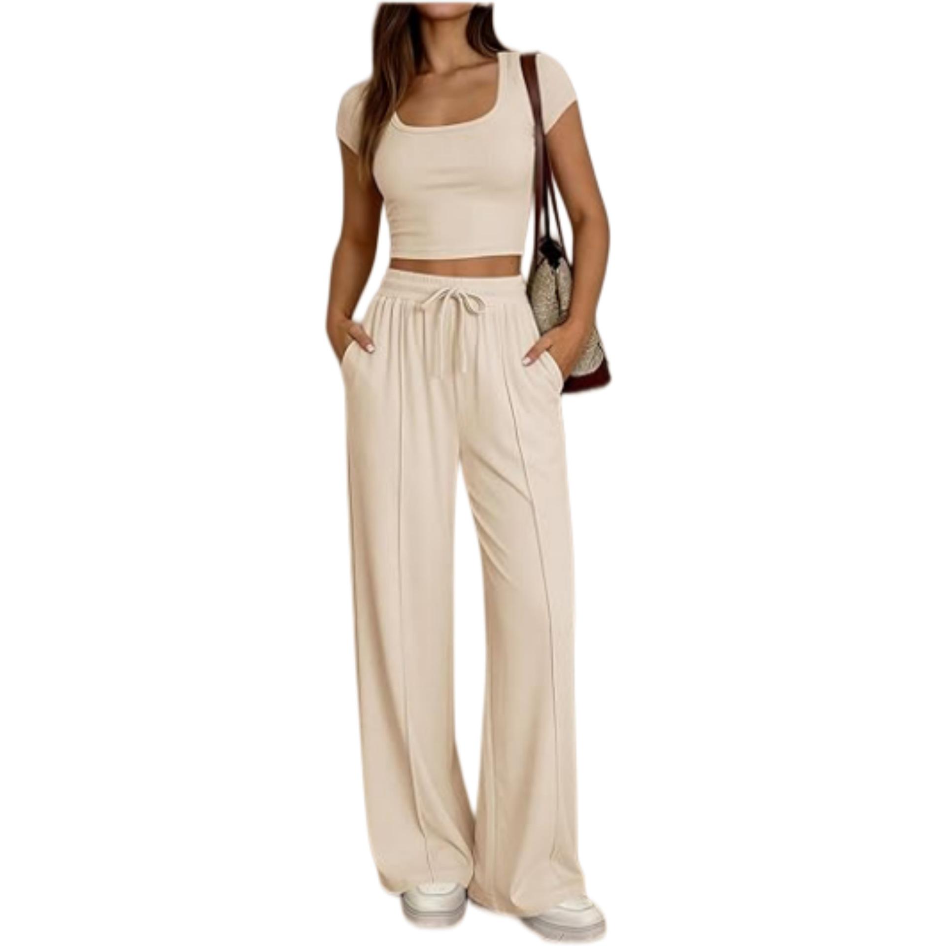 Cross2026 Spring Women s Casual Slimming Two-Piece Set: Short Sleeve Top & Long Pants M абрикосовий
Cross2026 Spring Women s Casual Slimming Two-Piece Set: Short Sleeve Top & Long Pants M абрикосовий