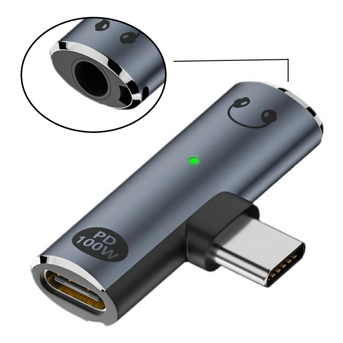 UC-075-PD Type-C to 3.5mm Audio DAC AUX Music+100W PD Power CS201 Chip Adapter for Laptop Tablet Phone As Shown A
UC-075-PD Type-C to 3.5mm Audio DAC AUX Music+100W PD Power CS201 Chip Adapter for Laptop Tablet Phone As Shown A