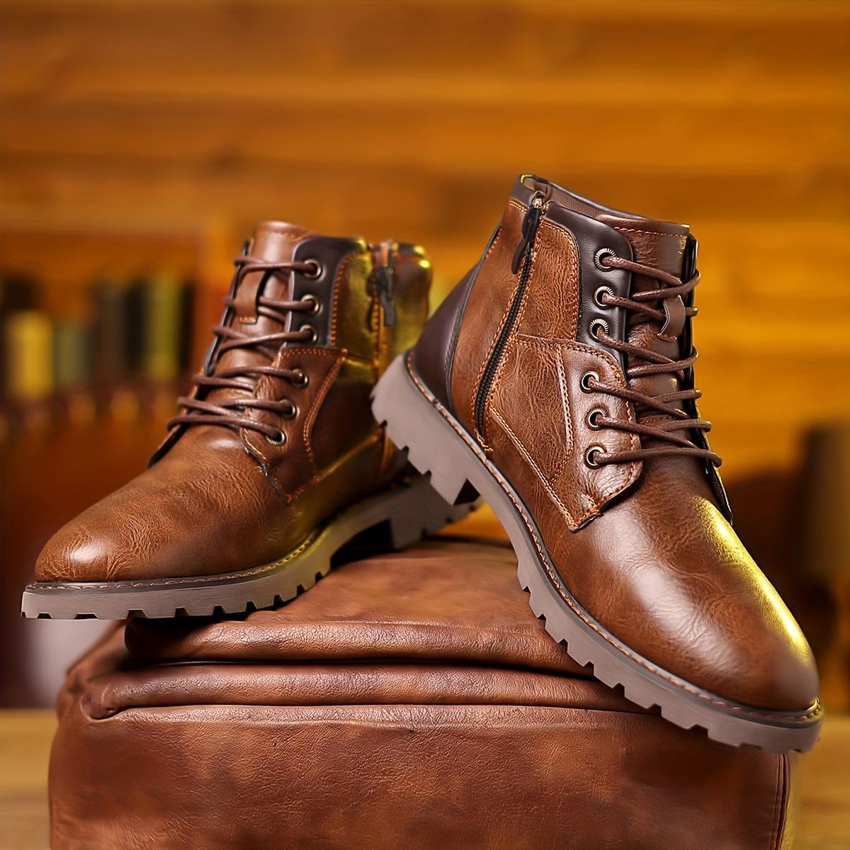 Men s color blocked men s boots 2026 casual side zipper mid top leather boots new trendy and fashionable women s shoes 39 коричневый
Men s color blocked men s boots 2026 casual side zipper mid top leather boots new trendy and fashionable women s shoes 39 коричневый