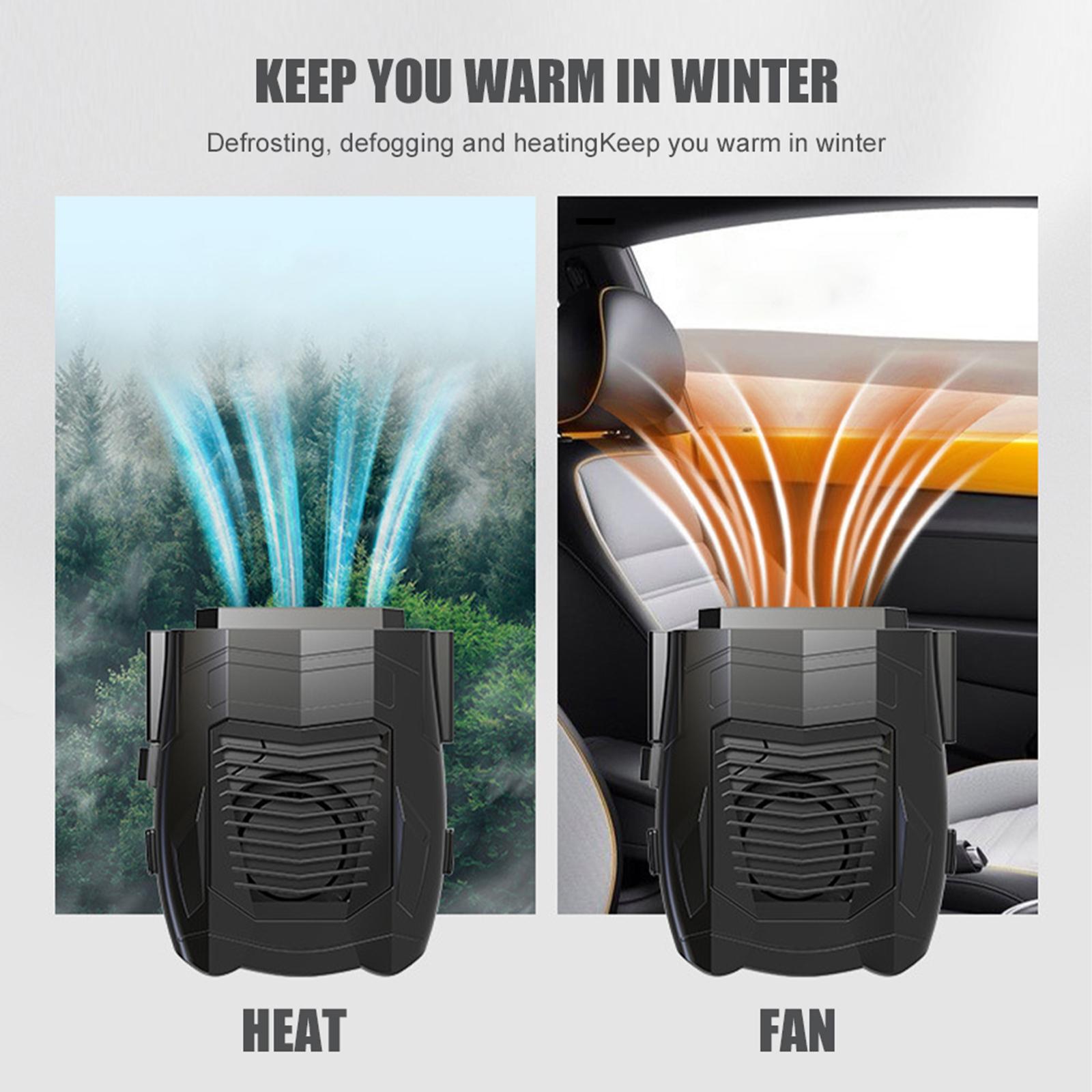 12V Car Electric Heater Demister Defroster 150W Space Heater Portable Car Heating Fan 360 Degree Rotation Automobile Accessories
12V Car Electric Heater Demister Defroster 150W Space Heater Portable Car Heating Fan 360 Degree Rotation Automobile Accessories