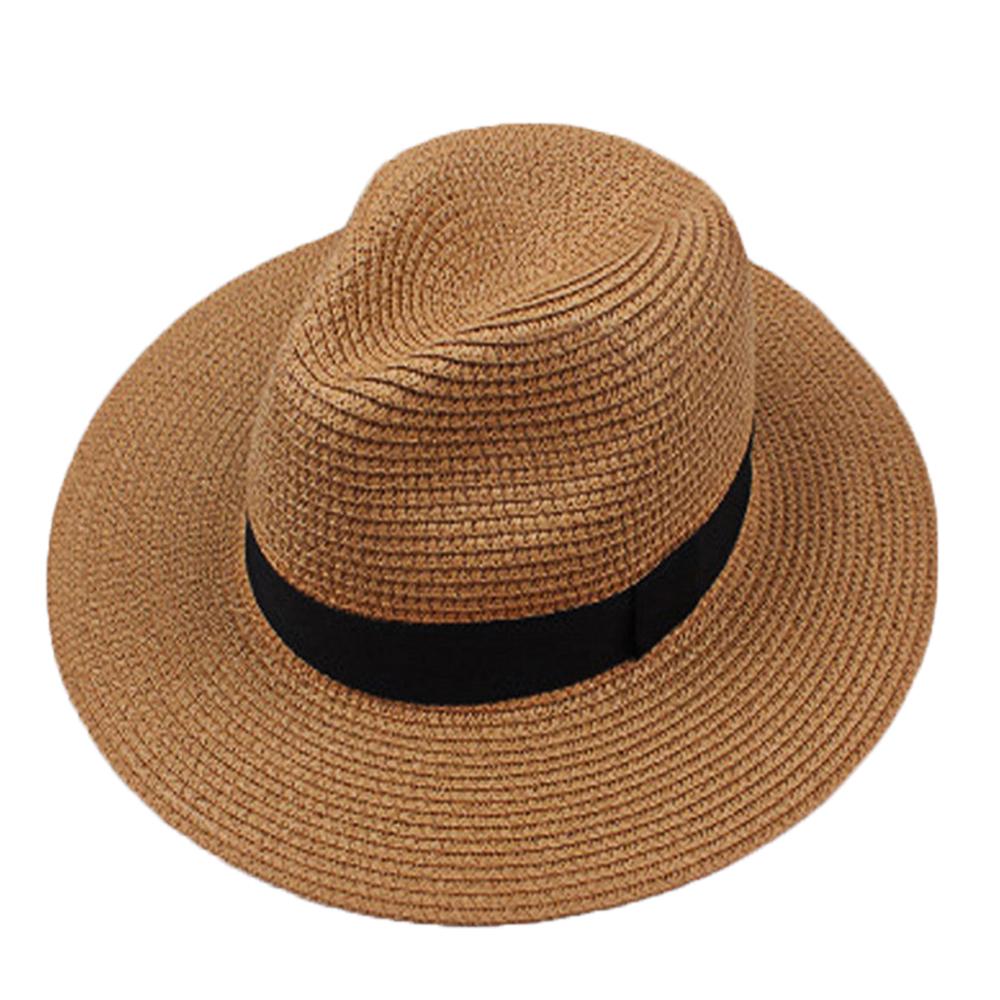 Summer Large Size 55cm Classic Sun Hats for Men Women Panama Hats Couple Wide Brim Beach Straw Hat Big Head Plus Size Fedora Hat 58-60cm коричневий
Summer Large Size 55cm Classic Sun Hats for Men Women Panama Hats Couple Wide Brim Beach Straw Hat Big Head Plus Size Fedora Hat 58-60cm коричневий