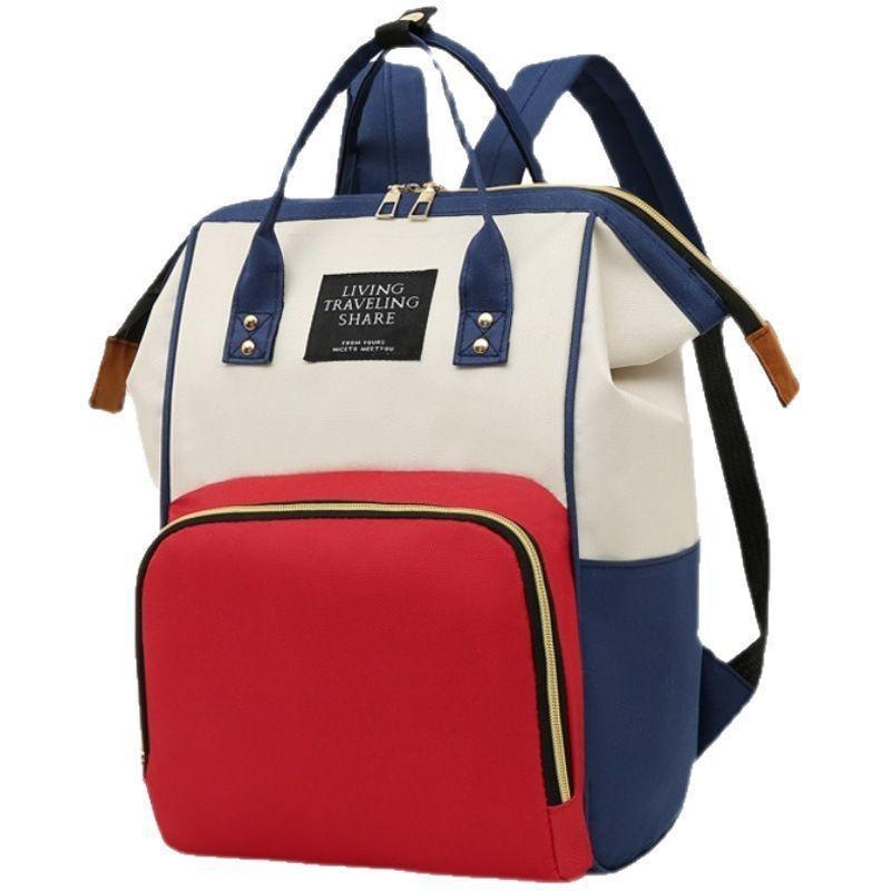 New Fashion Color Block Mommy Backpack Large Capacity Diaper Bag Baby Bottle Insulated Travel Backpack разноцветный
New Fashion Color Block Mommy Backpack Large Capacity Diaper Bag Baby Bottle Insulated Travel Backpack разноцветный