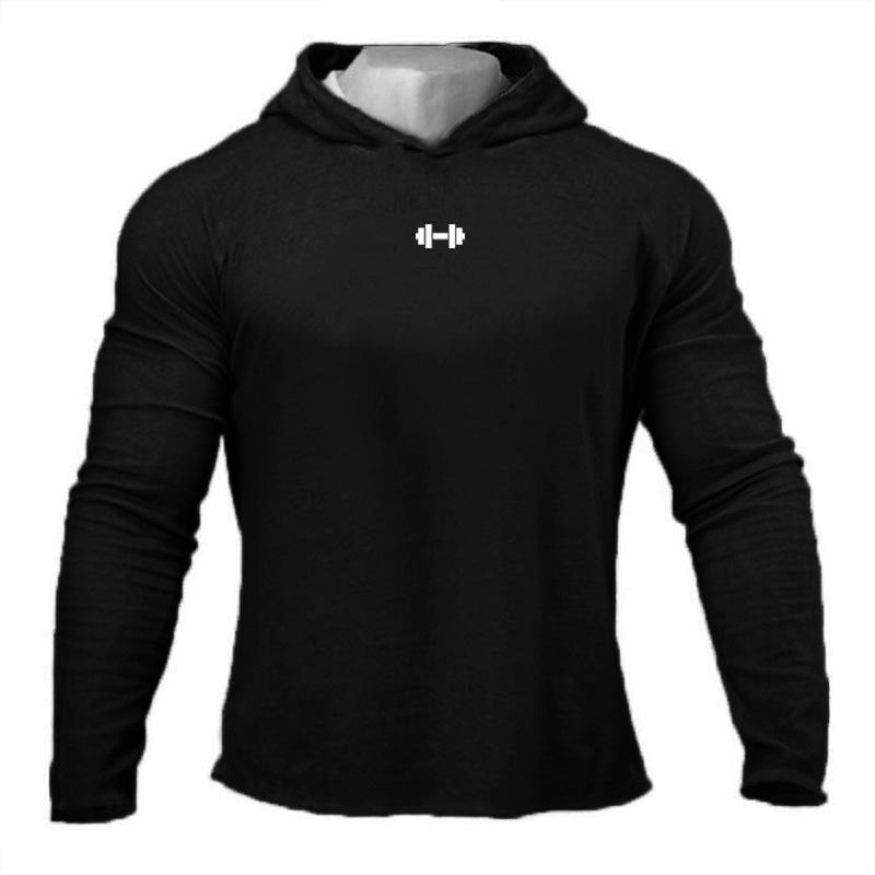 Autumn Cotton Running Shirts Mens Bodybuilding Sport Hooded T-shirts Long Sleeve Slim Fit Hoodie Gym Fitness Muscle Clothing M чёрный
Autumn Cotton Running Shirts Mens Bodybuilding Sport Hooded T-shirts Long Sleeve Slim Fit Hoodie Gym Fitness Muscle Clothing M чёрный