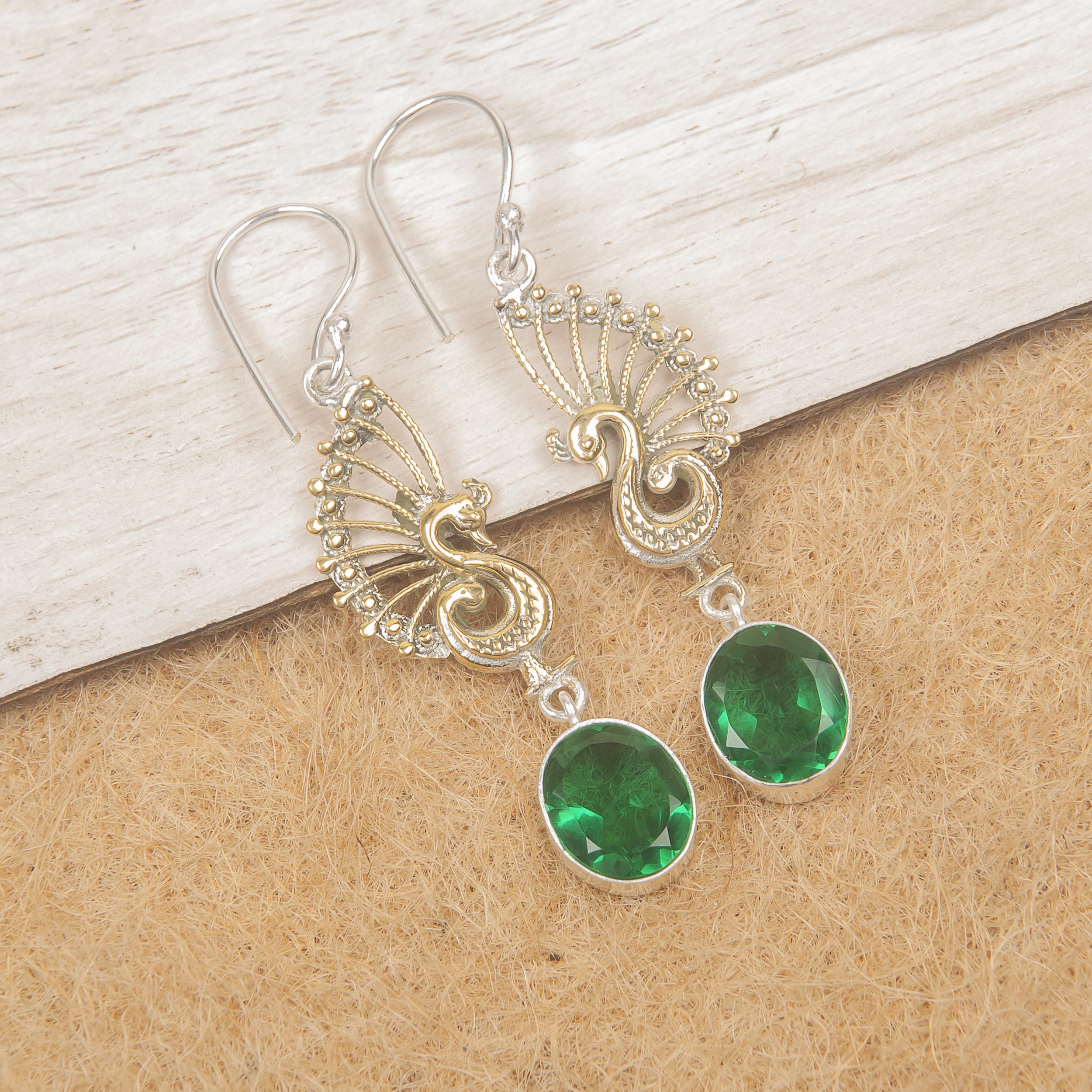 Green Emerald Gemstone Earring Jewelry, Handmade Gorgeous Silver Earring, 925 Sterling Silver Jewelry For Wedding Gift 2.37 Inches зелений
Green Emerald Gemstone Earring Jewelry, Handmade Gorgeous Silver Earring, 925 Sterling Silver Jewelry For Wedding Gift 2.37 Inches зелений