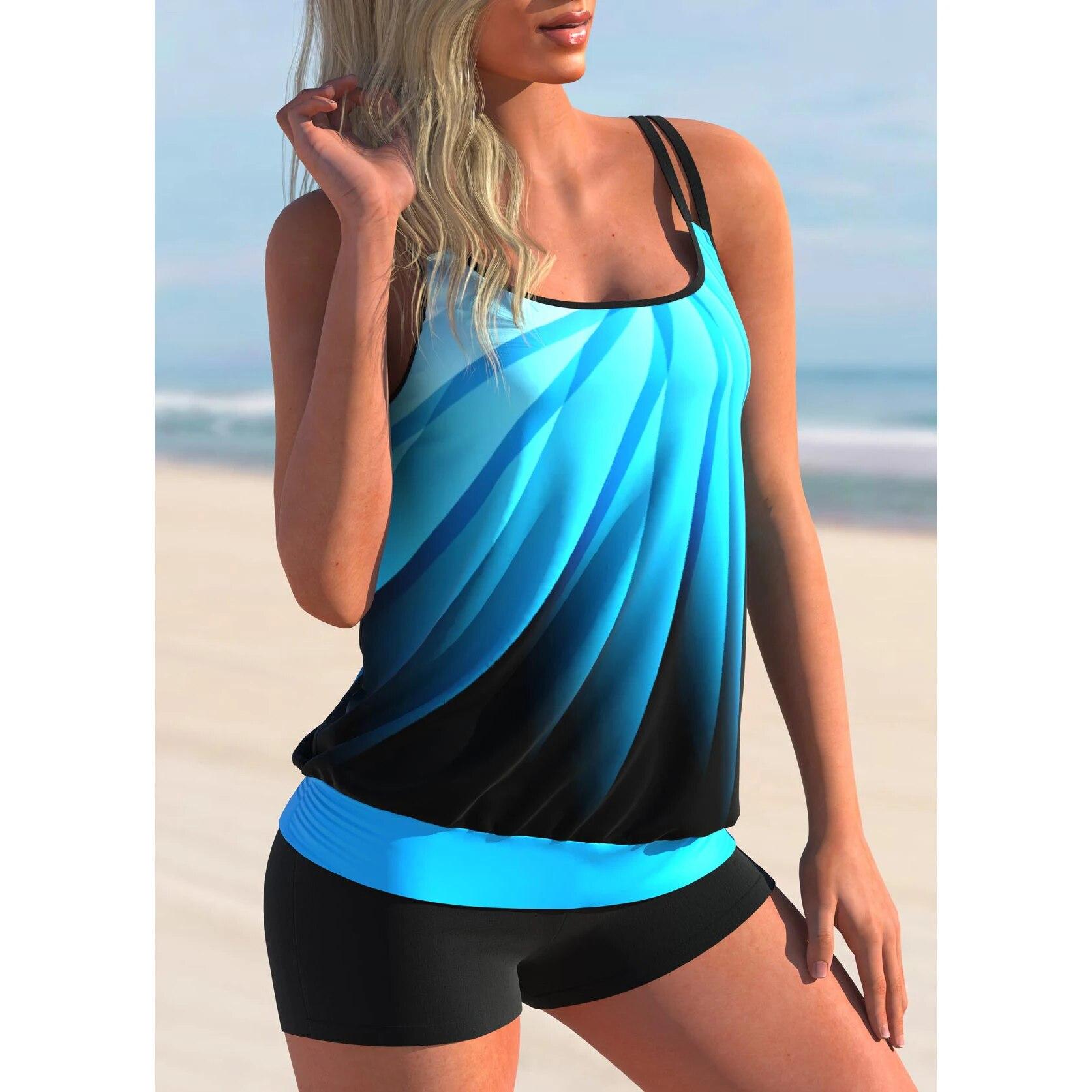 2024 Летний женский комплект из двух предметов танкини новый дизайн принт купальники купальный костюм пляжная одежда модный купальник монокини S-8XL XL синий
2024 Летний женский комплект из двух предметов танкини новый дизайн принт купальники купальный костюм пляжная одежда модный купальник монокини S-8XL XL синий