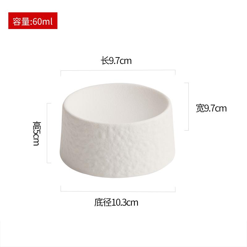 Однотонная керамическая цилиндрическая тарелка с каменным узором, креативная десертная тарелка, тарелка для суши, посуда для молекулярной кулинарии в отеле