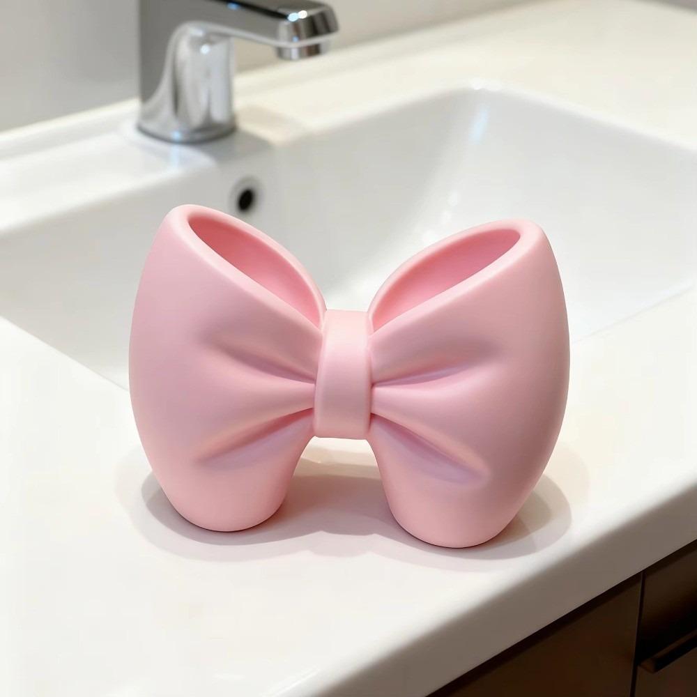 Multi-Functional Bow Toothbrush Holder 3D Printed Counter Storage Organizer Desk Storage рожевий
Multi-Functional Bow Toothbrush Holder 3D Printed Counter Storage Organizer Desk Storage рожевий