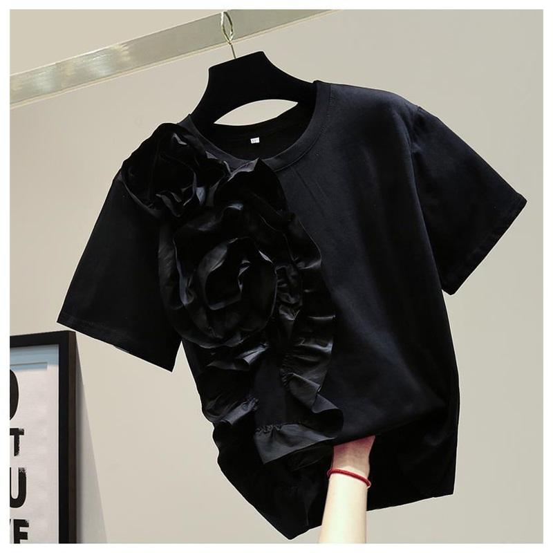 Женский летний топ с коротким рукавом с цветочным принтом, свободный повседневный с коротким рукавом 3XL
Женский летний топ с коротким рукавом с цветочным принтом, свободный повседневный с коротким рукавом 3XL