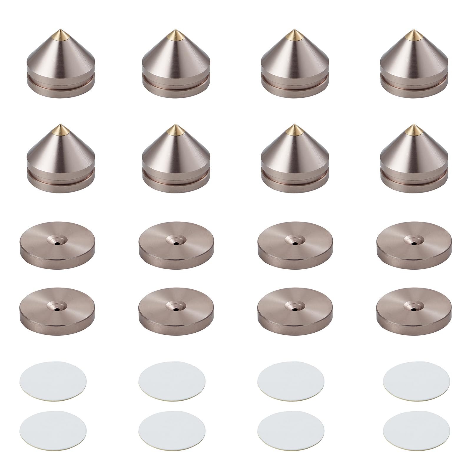 Pailvens Speaker 8 Speaker Metal Spike Stands with 16 Pieces of for Improved Audio Sound Quality and Vibration Gold Insulators, Pieces, Stands, золотий
Pailvens Speaker 8 Speaker Metal Spike Stands with 16 Pieces of for Improved Audio Sound Quality and Vibration Gold Insulators, Pieces, Stands, золотий
