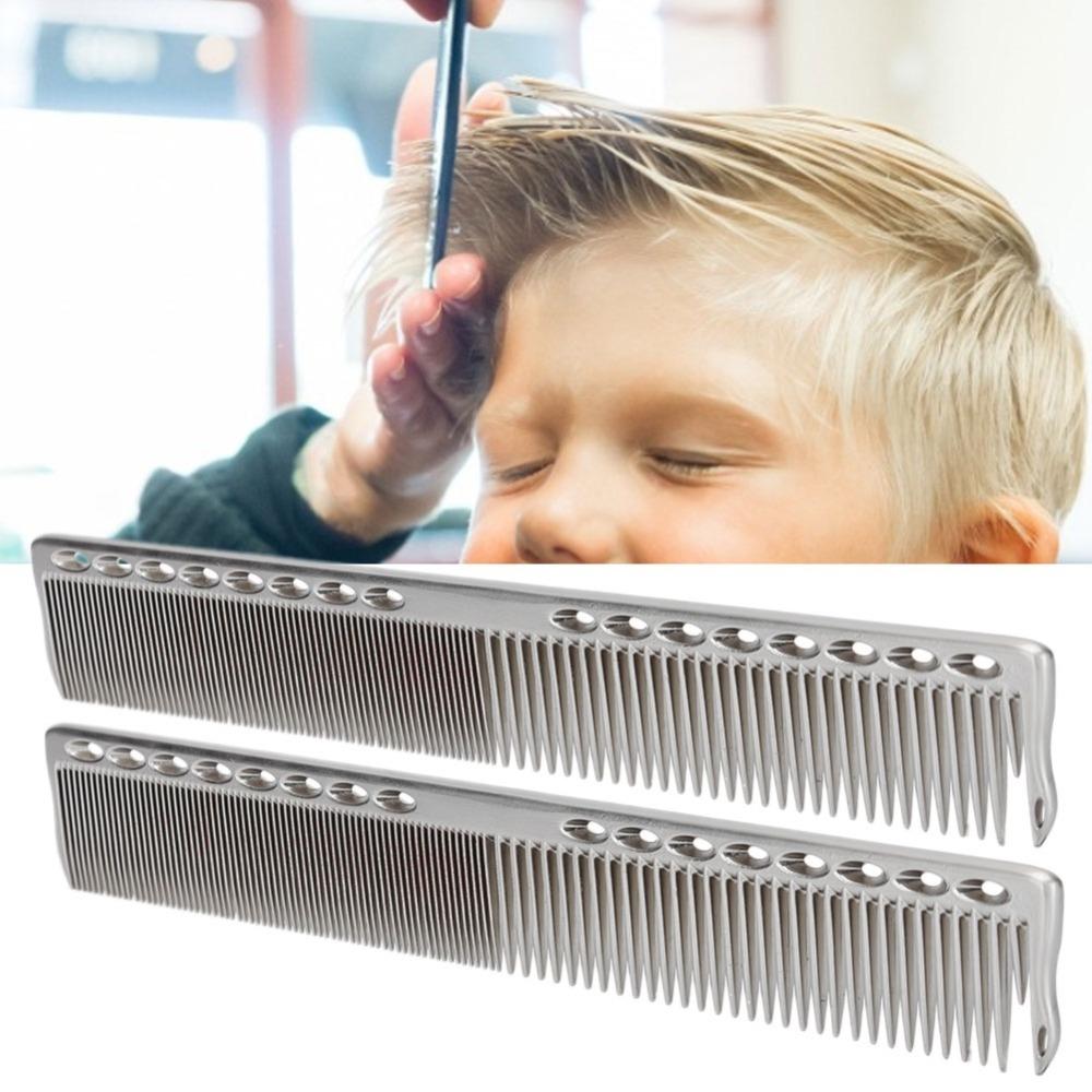 2pcs Aluminum Stainless Steel Haircut Comb Wide and Fine Teeth Styling Comb Barber Comb For Barbers серебряный
2pcs Aluminum Stainless Steel Haircut Comb Wide and Fine Teeth Styling Comb Barber Comb For Barbers серебряный