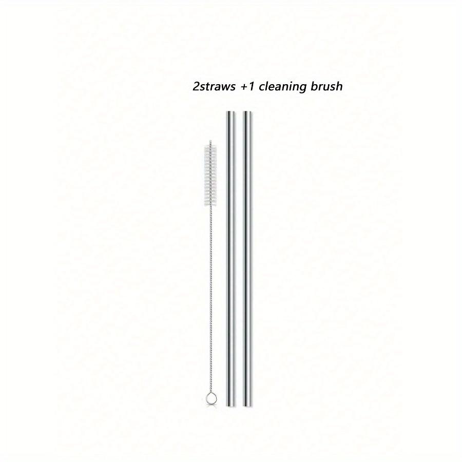 Stainless Steel Metal Drinking Straws Set With Cleaning Brush, For 40oz Tumbler Cups, Ideal For Cold Drinks & Juices, Summer, Kitchen, Christmas Gift 2 Straws + 1 Cleaning Brush серебряный
Stainless Steel Metal Drinking Straws Set With Cleaning Brush, For 40oz Tumbler Cups, Ideal For Cold Drinks & Juices, Summer, Kitchen, Christmas Gift 2 Straws + 1 Cleaning Brush серебряный