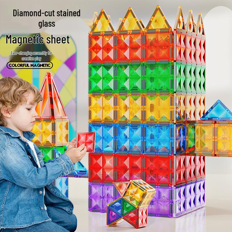 Magnetic Diamond Surface Building Blocks - Educational Children s Hands-On Toy Set
Magnetic Diamond Surface Building Blocks - Educational Children s Hands-On Toy Set
