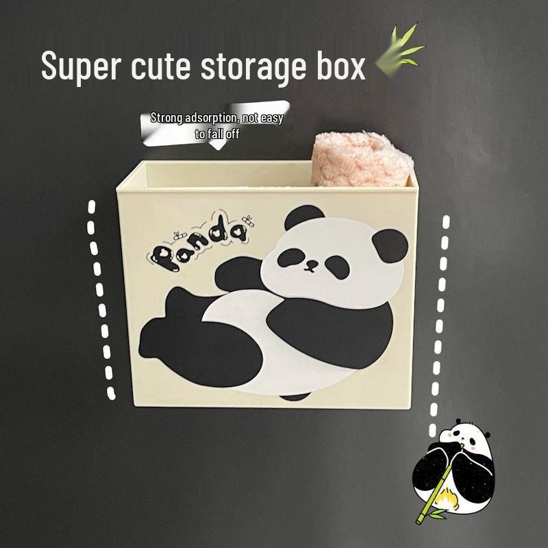 Panda Magnetic Storage Box: Cute Fridge-Mounted Pen Holder & Mask Keeper
Panda Magnetic Storage Box: Cute Fridge-Mounted Pen Holder & Mask Keeper